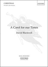 A Carol for Our Times SATB choral sheet music cover